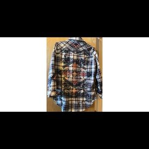 Driftwood Sam classic fit shirt nwot embroidered